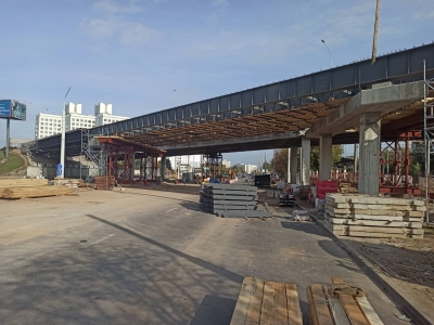 Модернизация путепровода  в городе Минске